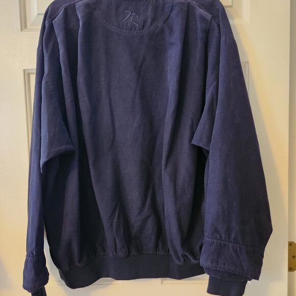 Zero Restriction Golf Outerwear Men's Jacket Navy 1/4 Snap Pullover -‎ Large - Picture 6 of 7